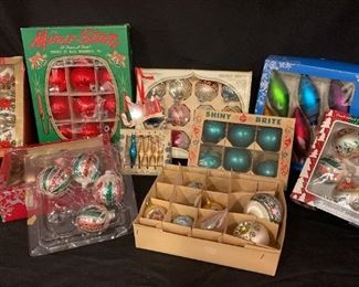 Mixture of Vintage and Modern Ornaments