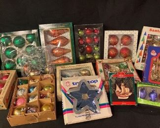 Vintage and Others Ornament Collection