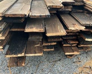 We sell reclaimed wood and brick as well. The reclaimed wood is from the Wire Rope building. The brick is from the historic St. Joseph Stockyards.