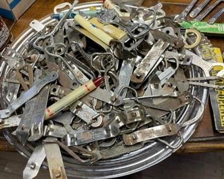 Tons of church keys.