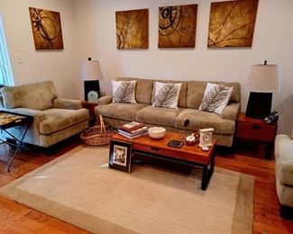 Pier 1 sofa and side chairs
