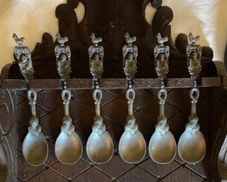 Asian Style Spoons and rack
