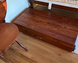 Under the bed cedar box