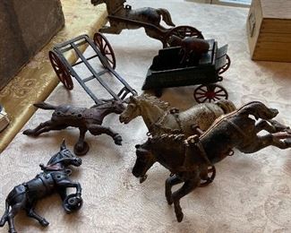 Incredible cast iron toys