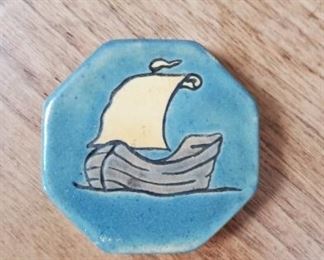 S.E.G. paperweight. Partial old label. Just found