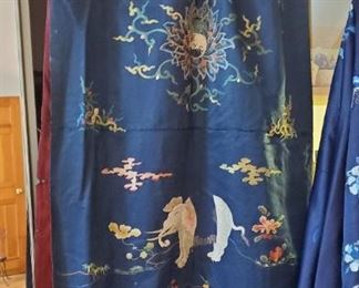 Early Chinese embroidered panel