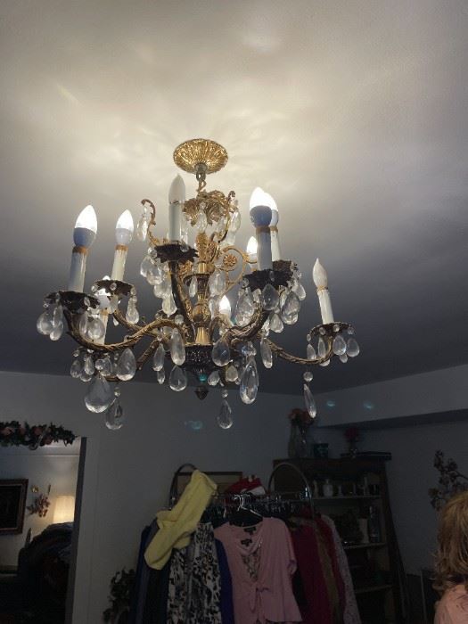 . . . a beautiful retro chandelier