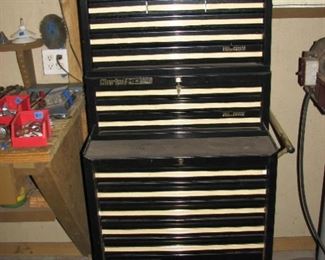 Tool Box has ball bearing drawers