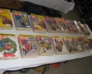 Vintage Hot Rod magazines 1955-1972
