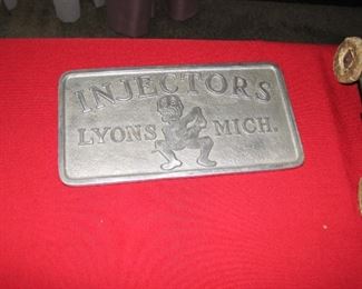 Lyons Mi car club plaque