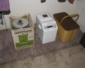 coffee pot, bread maker