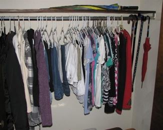 womans and mens clothing