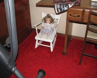 Doll and childs chair