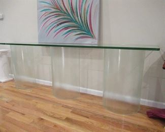 9 FT LONG  3 FEET HIGH   18 INCHES WIDE  ELEGANT!