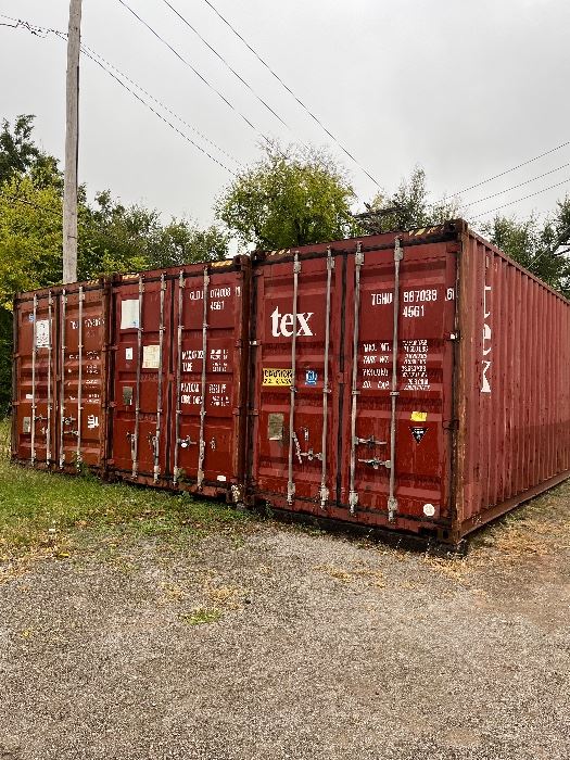 Of course the containers are full.! 