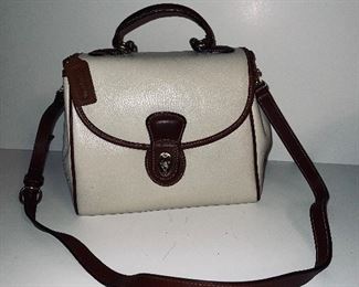 Vintage Coach Monticello cream/tan purse  NIB/NWT
