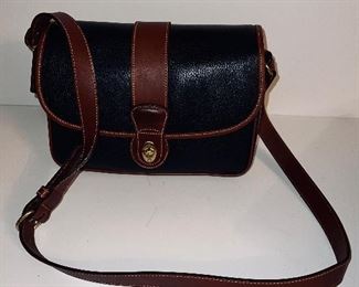Vintage Coach Glenwood navy/tan purse NIB/NWT