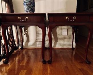 Pair of Queen Anne side/end tables