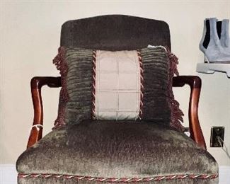 Armchair and pillow