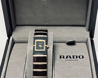 Rado Swiss made women's watch with diamonds