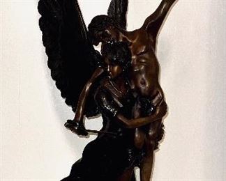 Gloria Victis bronze by A. Mercie