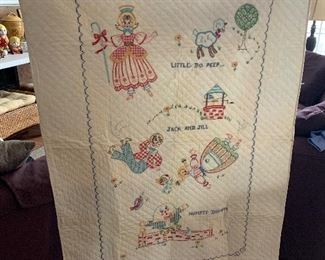 Adorable hand-made quilt!