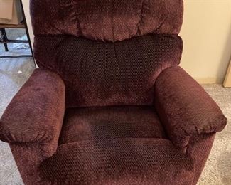 Upholstered Recliner.