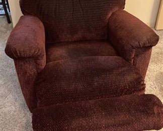 Upholstered Recliner.
