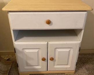 Wood Nightstand/Cabinet.