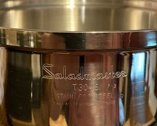 Vintage Salad Master Stainless Cookware Set.