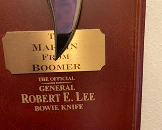 Robert E. Lee Bowie Knife.