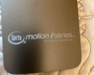 Full Size Mattress and Serta Motion iSeries Adjustable Bed. Wireless Remote.