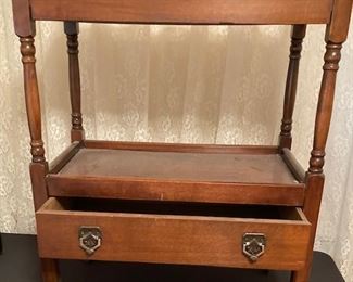 Antique English Serving Trolley.