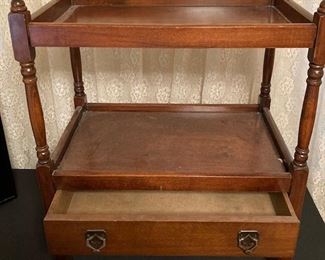 Antique English Serving Trolley.