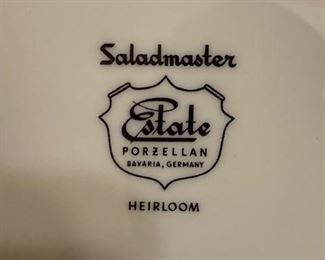 Salad Master Estate Porcelain "Heirloom".
