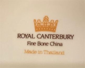 Royal Canterbury Cup Set.