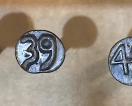 Bags of Vintage Railroad Dated/Numbered Nails.