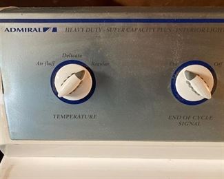 Admiral Super Capacity Electric Dryer. Works GREAT!!