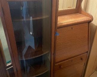 secretary\curio cabinet 