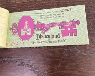 Vintage Disney Tickets
