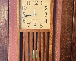 Arts & Crafts style wall clock 