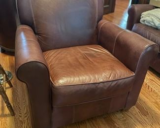 Quality leather arm chair