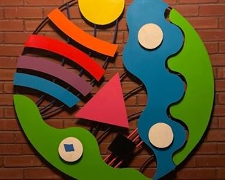 HUGE painted sheet metal by the late Brother Mel 