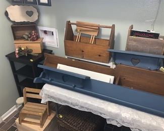 Handmade Shelves and Country Home Finds