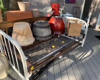 WWII Iron Hospital bed RARE