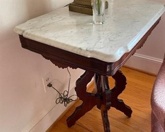 East Lake Marble Top Tables and Dressers