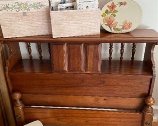 Vintage Twin Beds, One of Two
