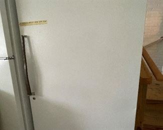 Multiple Upright Freezers and Refrigerators, Westinghouse/Frigidaire all in great working condition.