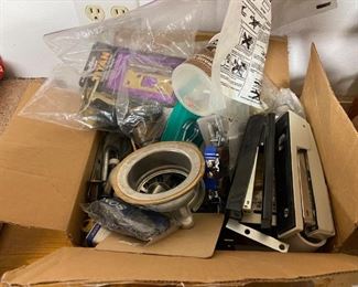 Misc house repairs box of goodies
