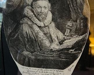 Original and authentic Rembrandt etching, 17th century